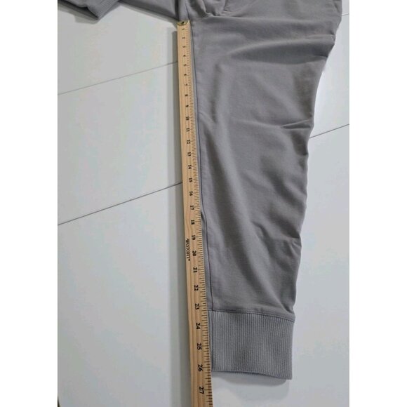 PAIGE Elmwood Jogger Pants Mens 34 Shark Fin Grey Pockets Stretch Transcend Knit - Picture 7 of 16